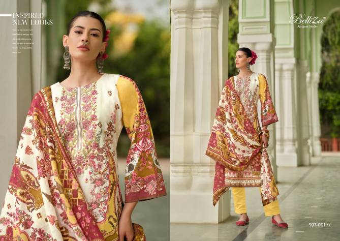 Naira Vol 47 By Belliza Digital Printed Cotton Dress Material Wholesale Market In Surat